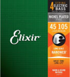  Elixir 14077 NanoWeb 4 húros nikkel basszusgitár húr 45-105