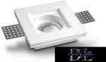 ELDLUX Gipsz süllyesztett spot lámpatest 1xGU10 100x100x30mm IP20 fehér (GS-03) - dreamlighting