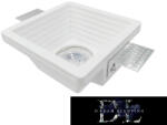 ELDLUX Gipsz süllyesztett spot lámpatest 1xGU10 120x120x60mm IP20 fehér (GS-19) - dreamlighting