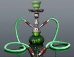 Chillout Smoke Hookah kisméretű zöld színű shisha - 2 csöves (DM-5-5338)