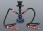 Chillout Smoke Hookah kisméretű pure black shisha - 2 csöves (DM-5-5365)