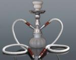 Padonio Hookah kisméretű fehér színű shisha - 2 csöves (DM-5-5339)