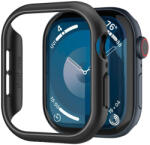 Apple Watch 10 (46 mm), Műanyag védőkeret, szíj nélkül, Spigen Thin Fit, fekete
