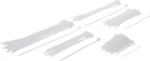 BGS technic Sortiment coliere pentru cablu alb diferite mărimi 250 piese (BGS 80874) (80874)