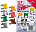 BGS technic Sortiment siguranţe autovehicule Maxi 24 piese (BGS 8127) (8127)