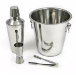 Kinghoff Set accesorii bar 4 piese Kinghoff KH1244, otel inoxidabil, argintiu