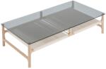 GAZZDA Füstszürke üveg dohányzóasztal Fawn 120 x 60 cm (GAZ-08B-1015)