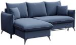 Rodier Sötétkék kárpitozott sarokkanapé Brim 230cm, bal (RODIER-BRIM-210A-4L)