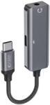 Tech-Protect Ultraboost Adapter Type-C to Jack 3, 5mm & Type-C Fekete