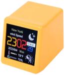 XPRO Mini Smart WIFI Időjárásjelző Óra - 3.5×4.5 cm - Okos Asztali Időmérő Animált Ikonokkal (130880)