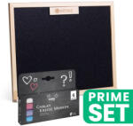  Gyermek kétoldalas állvány táblával és krétajelző készlet