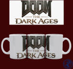  Doom - The Dark Ages logó bögre (Fehér)