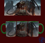  Doom - The Dark Ages - Doomslayer bögre (Zöld)