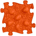 MUFFIK szenzoros ortopédiai szőnyeg dínó tojás puzzle narancssárga - puha (MFK-011-1-1-10)