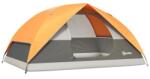 ART Cort camping, 2-3 persoane, impermeabil, cu geanta, gri si portocaliu, 205x275x135 cm (AR973100) Cort
