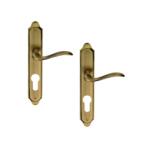 Verofer Maner usa interior Tolosa cu placa pentru butuc, interax 90 mm, alama, culoare bronz antic