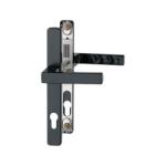 Hoppe Maner usa termopan, Hoppe Toulon, exterior, 92 x 30 mm, material aluminiu, culoare negru F9005