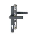 Hoppe Maner usa termopan, Hoppe Toulon, exterior, 92 x 30 mm, material aluminiu, culoare negru mat F9714M