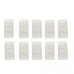 Lightex Захранващ кoнектор за многократна употреба 2PIN за LED лента, COB, 8 мм, IP20 - Lightex (521AL0001225)