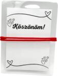 MyVanilla Ásvány Köszönöm Kártya Védelmező Piros Karkötővel