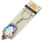 Csakra Shop Orgonit Kulcstartó - Drágakő Csakra Hamsa