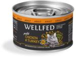 PETINTEREST Wellfed Chicken & Turkey (12 months - 7 years) консерва за котки с пилешко и пуешко 200gr