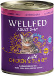 PETINTEREST Wellfed Adult Sterilised Chicken and Turkey Консерва за кастрирани котки с пилешко и пуешко 800gr