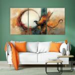 DUBLEZ Tablou triptic - Phoenix