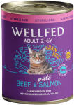 PETINTEREST Wellfed Sterilised Adult Beef and Salmon with Salmon oil (12 months - 7 years) консерва за кастрирани котки с говеждо и сьомга 800gr