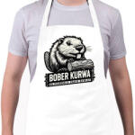 printfashion Bober kurwa - Kötény - Fehér (17158196)
