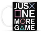 printfashion Just one more game - Bögre - Fekete (17032438)