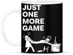 printfashion Just one more game - Bögre - Fekete (17113616)