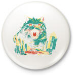 printfashion Catzilla - Kitűző, hűtőmágnes - Fehér (17156442)