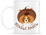 printfashion Bagel beagle - Bögre - Fehér (17054215)