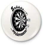 printfashion 180 Darts - Kitűző, hűtőmágnes - Fehér (17211916)