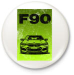 printfashion f90 - Kitűző, hűtőmágnes - Fehér (17489492)