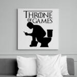 printfashion Throne of games - Vászonkép - Fehér (17476454)
