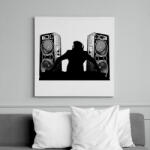 printfashion dj - Vászonkép - Fehér (17292000)