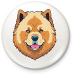 printfashion Csau csau - Kitűző, hűtőmágnes - Fehér (17139309)