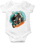 printfashion Motoros űrhajós - Baba Body - Fehér (17047840)