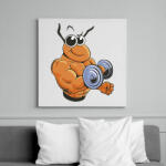 printfashion Kigyúrt hangya - Vászonkép - Fehér (17092547)