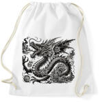 printfashion Sárkány - Sportzsák, Tornazsák - Fehér (17195446)
