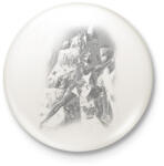 printfashion Falmászás - Kitűző, hűtőmágnes - Fehér (17126296)