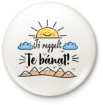 printfashion Jó reggelt te bánat - Kitűző, hűtőmágnes - Fehér (17303690)