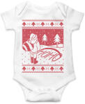 printfashion Télapós csúnya pulcsi - Baba Body - Fehér (17015566)