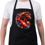 printfashion ló - Kötény - Fekete (17276643)