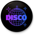 printfashion Disco - Kitűző, hűtőmágnes - Fekete (17485893)