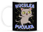printfashion Huculka Puculka macska - Bögre - Fekete (17362506)