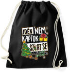 printfashion Idén nem kaptok szart se - Sportzsák, Tornazsák - Fekete (16915144)