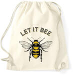 printfashion WildRaccooN® Let It Bee - Sportzsák, Tornazsák - Natúr (17269651)